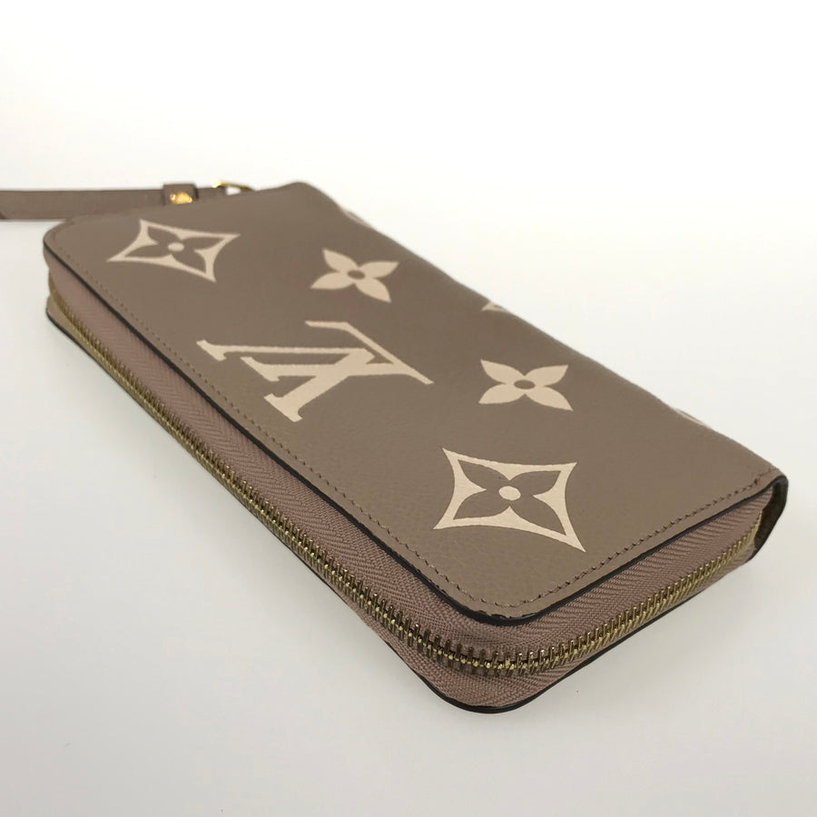 LOUIS VUITTON Monogram Empreinte Bicolor Zippy Wallet M69794 Long wallet Round zipper