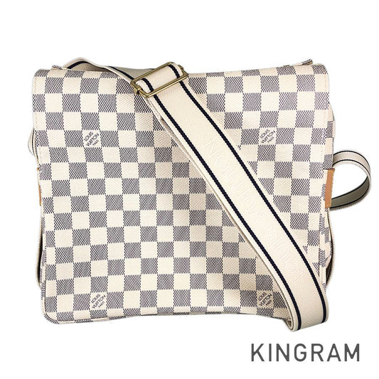 LOUIS VUITTON Damier Azur Naviglio N51189 Shoulder bag