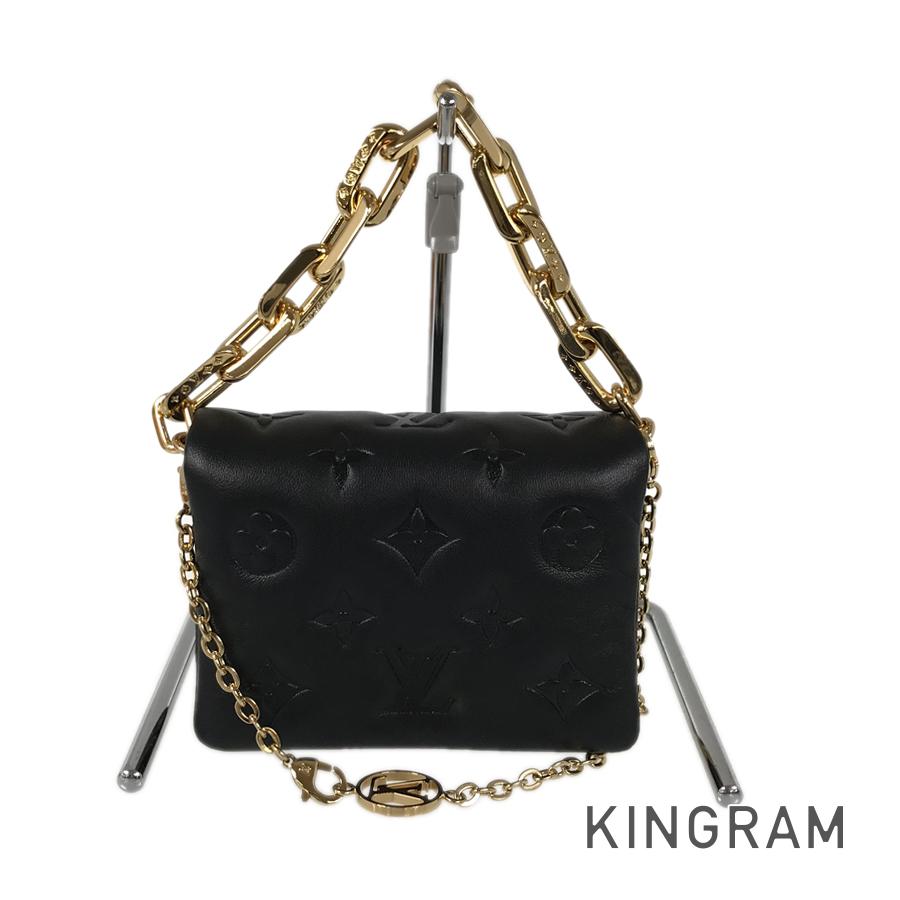 LOUIS VUITTON Monogram Embossed Coussin Belt Bag M81125 Hand bag