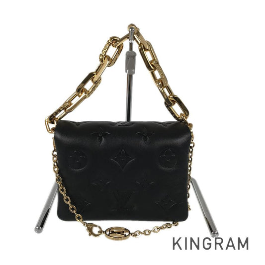 LOUIS VUITTON Monogram Embossed Coussin Belt Bag M81125 Hand bag