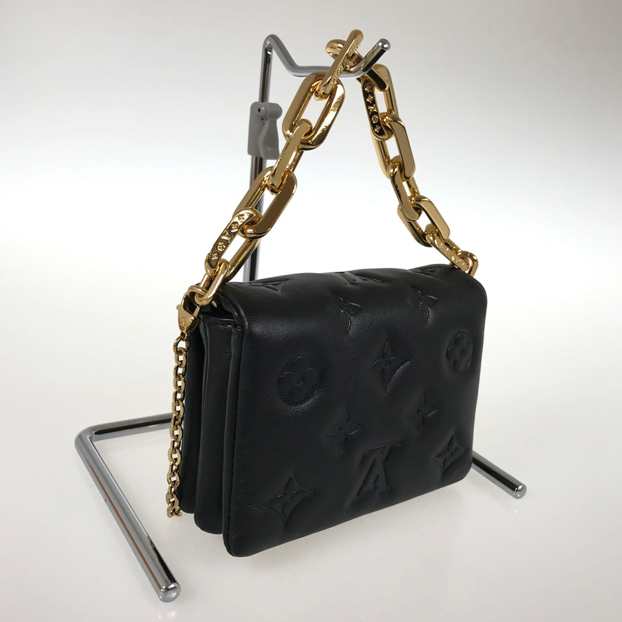 LOUIS VUITTON Monogram Embossed Coussin Belt Bag M81125 Hand bag