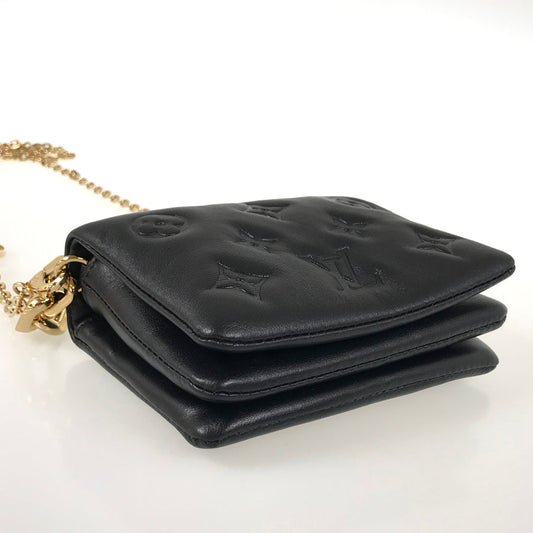 LOUIS VUITTON Monogram Embossed Coussin Belt Bag M81125 Hand bag