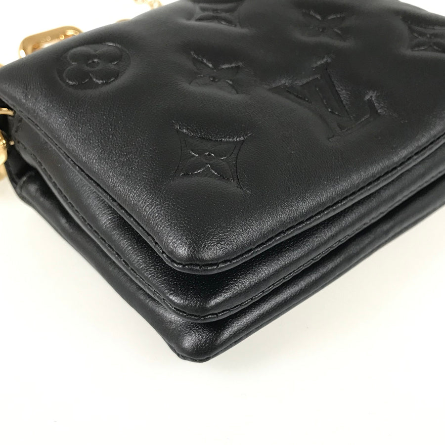 LOUIS VUITTON Monogram Embossed Coussin Belt Bag M81125 Hand bag