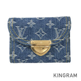 LOUIS VUITTON Monogram Denim LV remix Portefeuille Victorine M82959 Trifold wallet