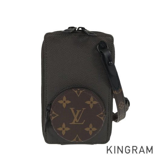 LOUIS VUITTON Taiga Monogram Phone Box M30581 Shoulder bag
