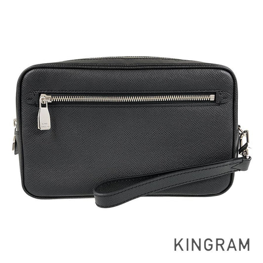 LOUIS VUITTON Taiga Pochette Kasai M30441 Second bag