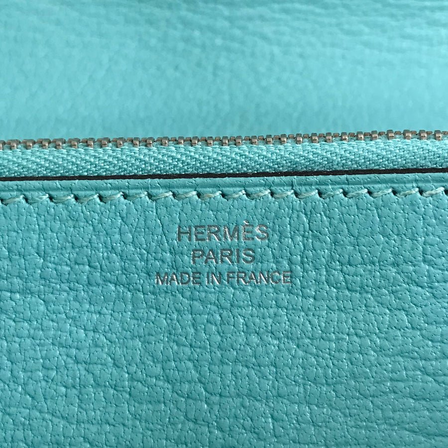HERMES Kelly Wallet Gillies Long wallet Folding cover lid