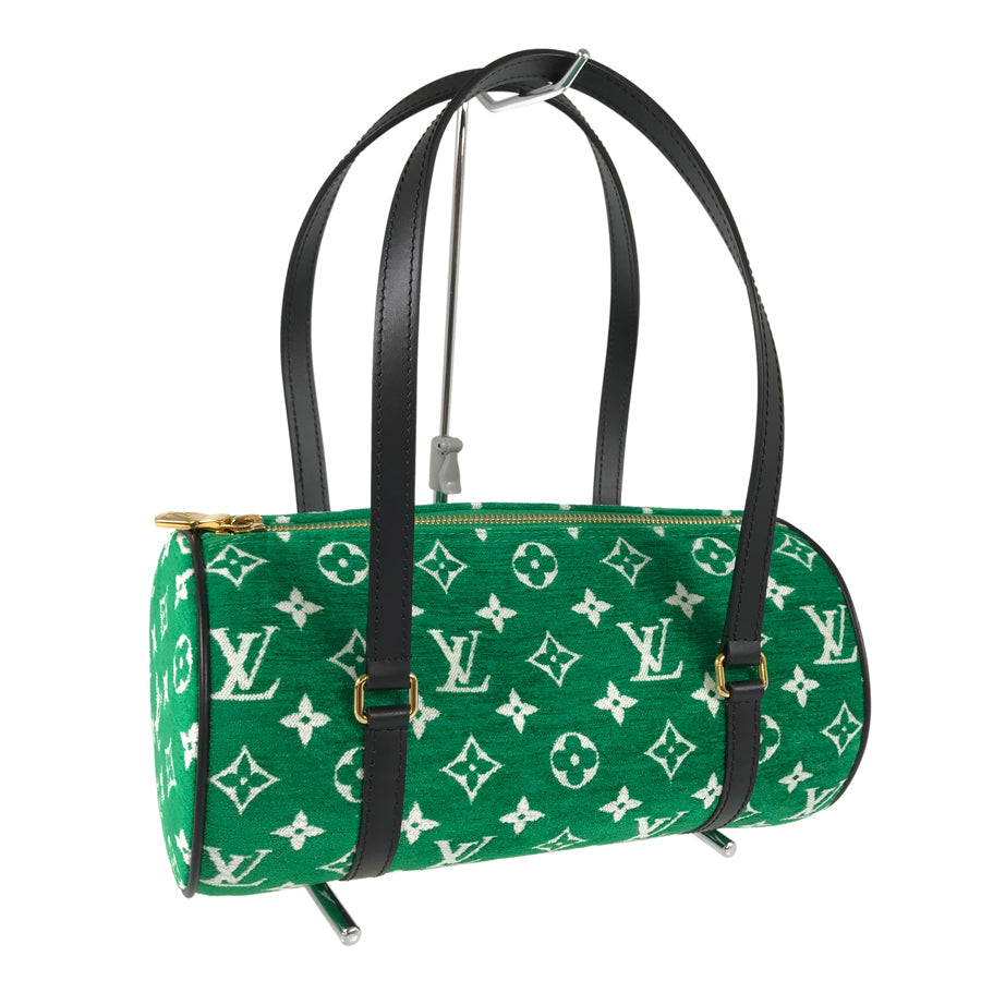 LOUIS VUITTON Monogram Jacquard velvet Papillon 26 M46206 Hand bag