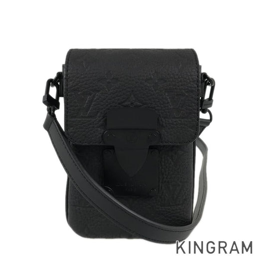 LOUIS VUITTON Taurillon Leather S Lock Vertical Wearable Wallet M81524 Shoulder bag
