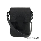 LOUIS VUITTON Taurillon Leather S Lock Vertical Wearable Wallet M81524 Shoulder bag