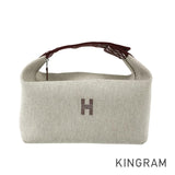 HERMES Brid A Black GM Pouch