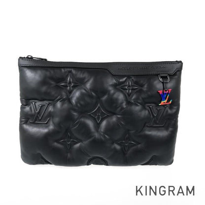 LOUIS VUITTON Monogram Embossed Pochette A4 M68775 Clutch bag
