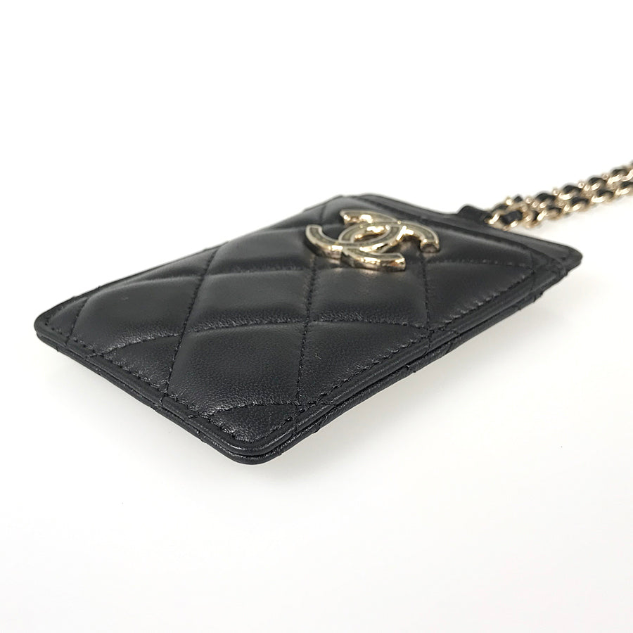 CHANEL Matelasse Card case