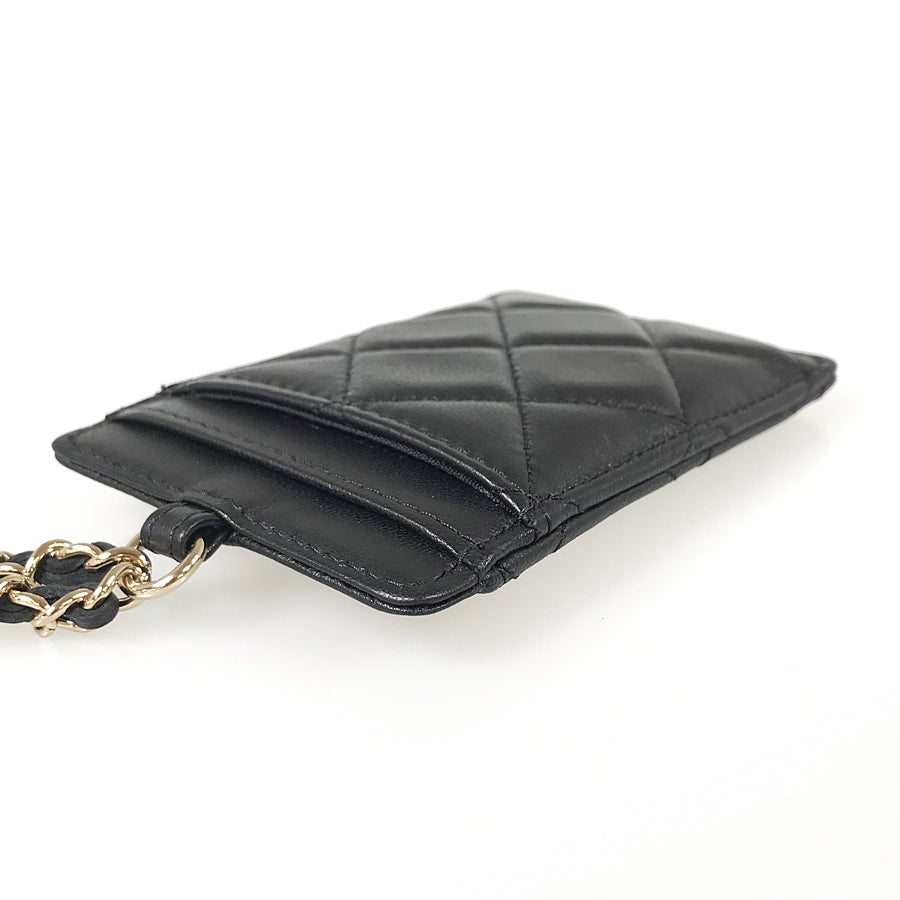 CHANEL Matelasse Card case