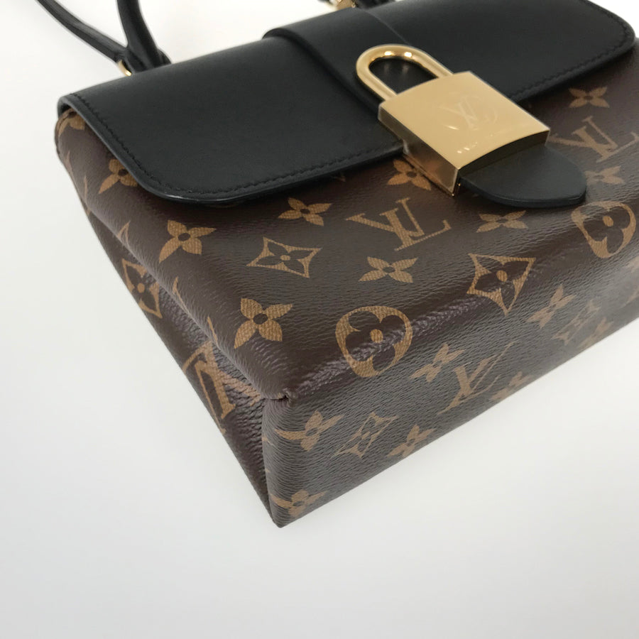 LOUIS VUITTON Monogram Locky BB M44141 Hand bag