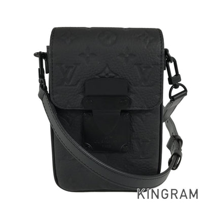 LOUIS VUITTON Taurillon Leather S Lock Vertical Wearable Wallet M81524 Shoulder bag