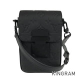 LOUIS VUITTON Taurillon Leather S Lock Vertical Wearable Wallet M81524 Shoulder bag