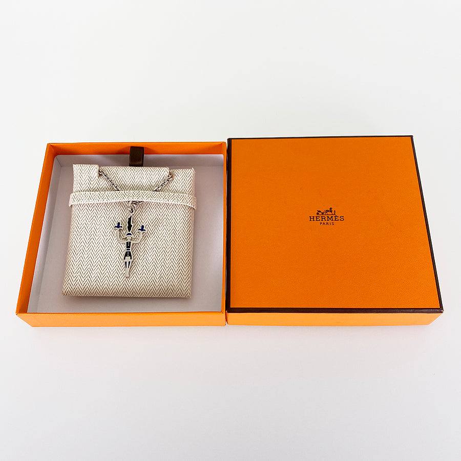 HERMES Casac Nuit Necklace