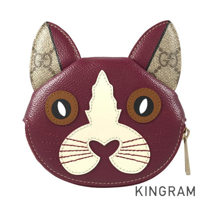 GUCCI GG Supreme Cat 818766 Coin purse