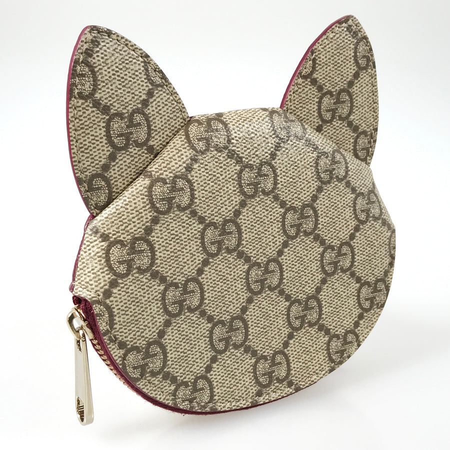 GUCCI GG Supreme Cat 818766 Coin purse