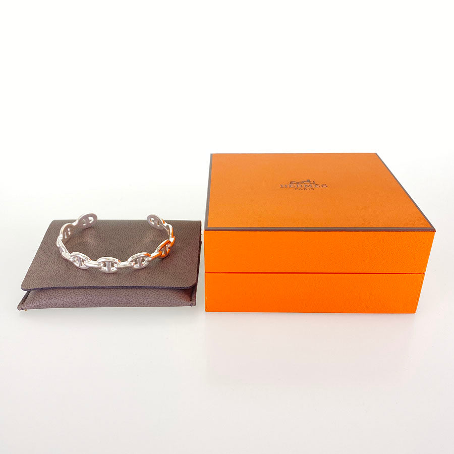 HERMES Chaine d'Ancre Anchene Bangle