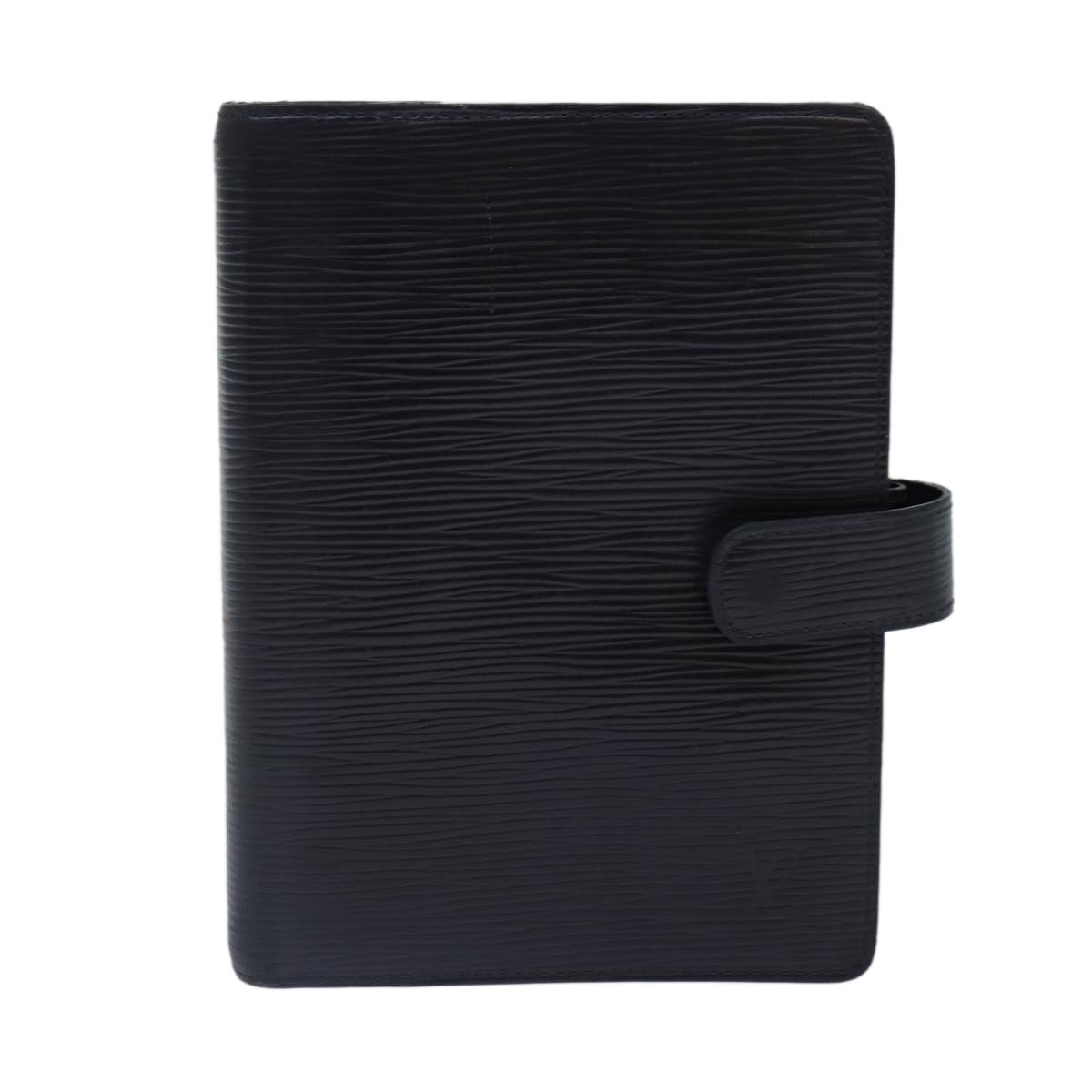 LOUIS VUITTON Epi Agenda MM Day Planner Cover Black R20042 LV Auth fm3758