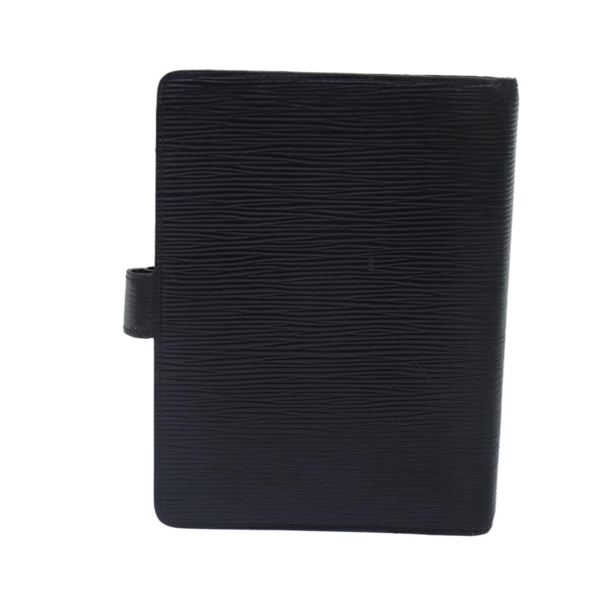 LOUIS VUITTON Epi Agenda MM Day Planner Cover Black R20042 LV Auth fm3758