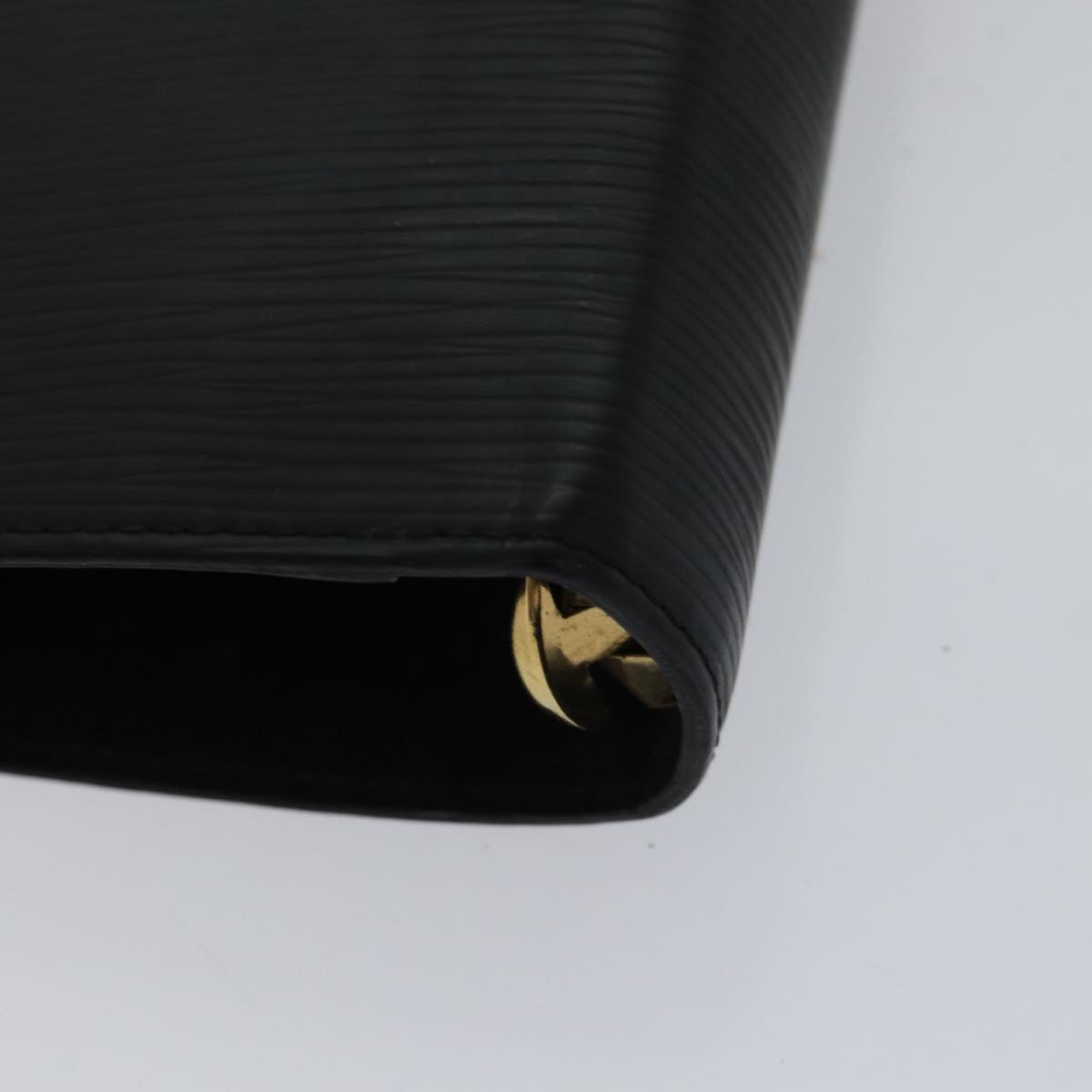 LOUIS VUITTON Epi Agenda MM Day Planner Cover Black R20042 LV Auth fm3763