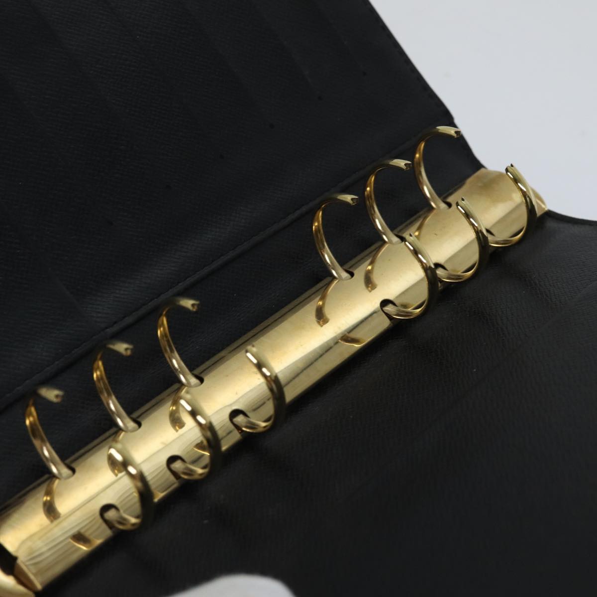 LOUIS VUITTON Epi Agenda MM Day Planner Cover Black R20042 LV Auth fm3763
