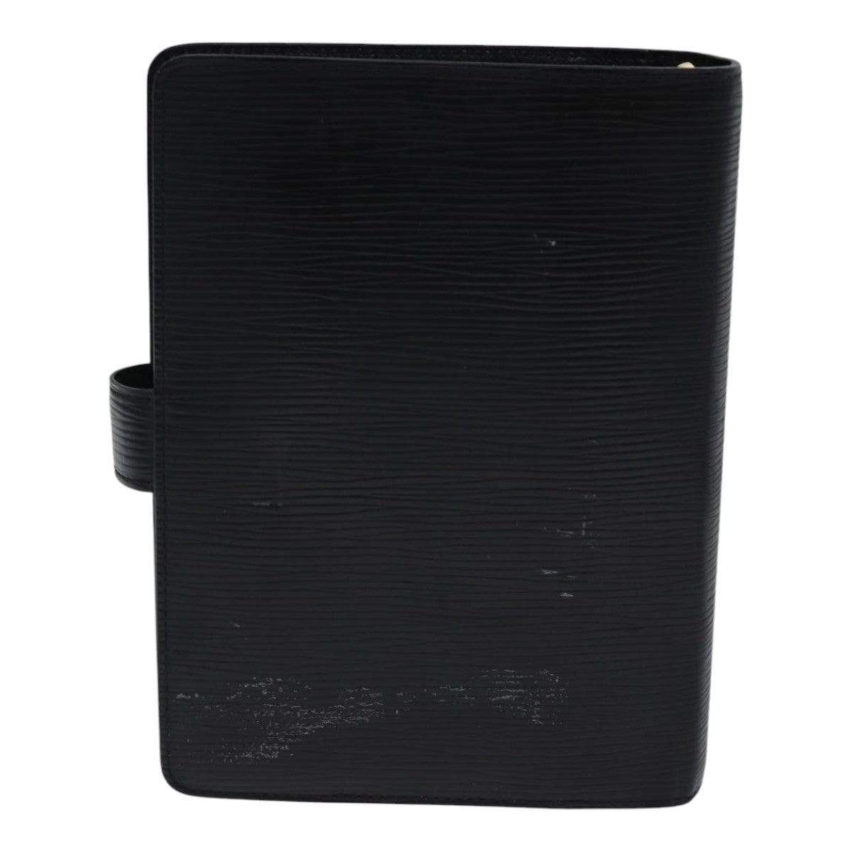LOUIS VUITTON Epi Agenda MM Day Planner Cover Black R20042 LV Auth fm3763
