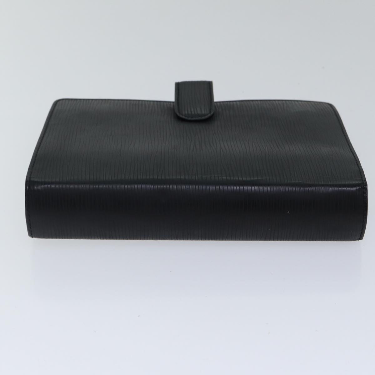 LOUIS VUITTON Epi Agenda MM Day Planner Cover Black R20042 LV Auth fm3763