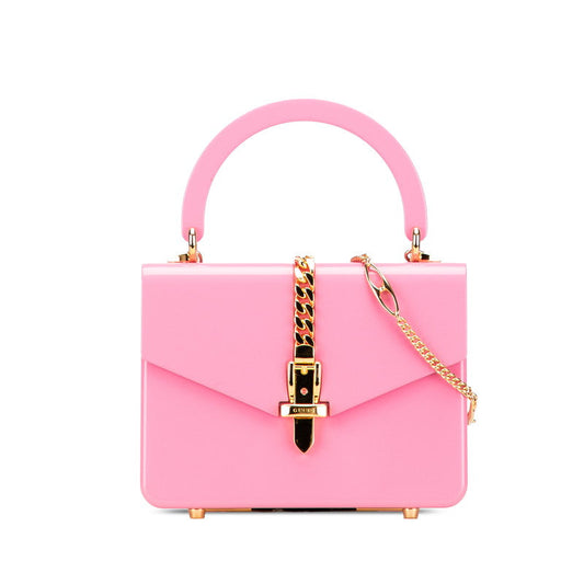 Gucci Sylvie 1969 Plastic 2way Handbag
