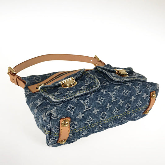 LOUIS VUITTON Monogram Denim Baggy PM M95049 Shoulder bag