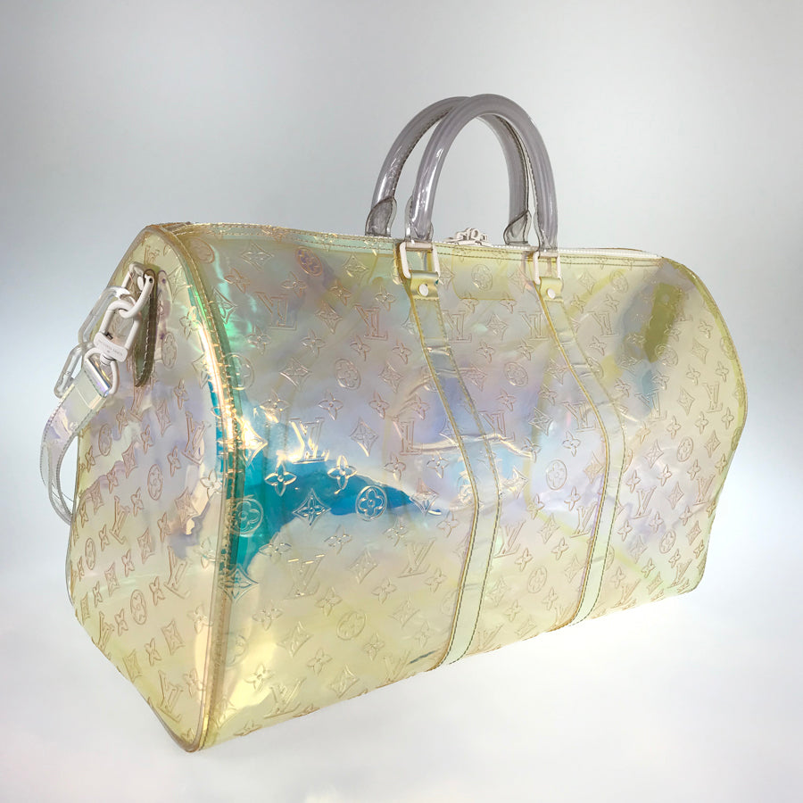LOUIS VUITTON Monogram Prism Keepall Bandouliere 50 M53271 Boston bag