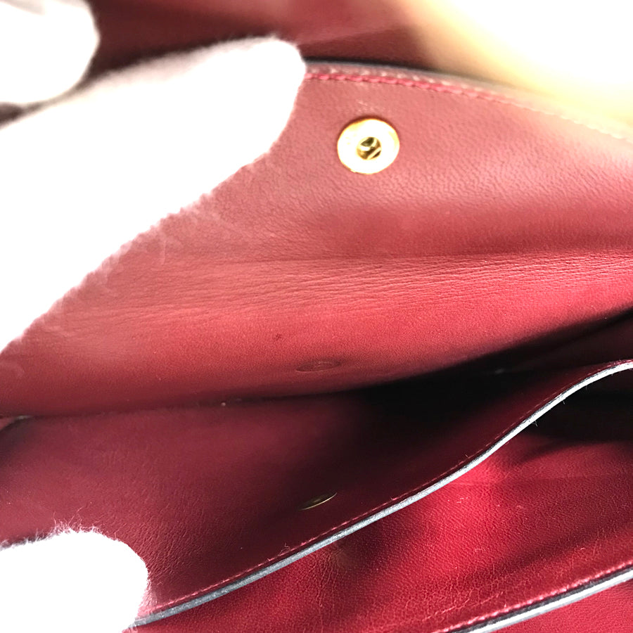 HERMES Fonds Bell ?K carved seal made in 1981 Shoulder Bag