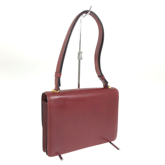 HERMES Fonds Bell ?K carved seal made in 1981 Shoulder Bag