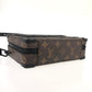 LOUIS VUITTON Monogram Macassar Handle Soft Trunk M45935 Hand bag