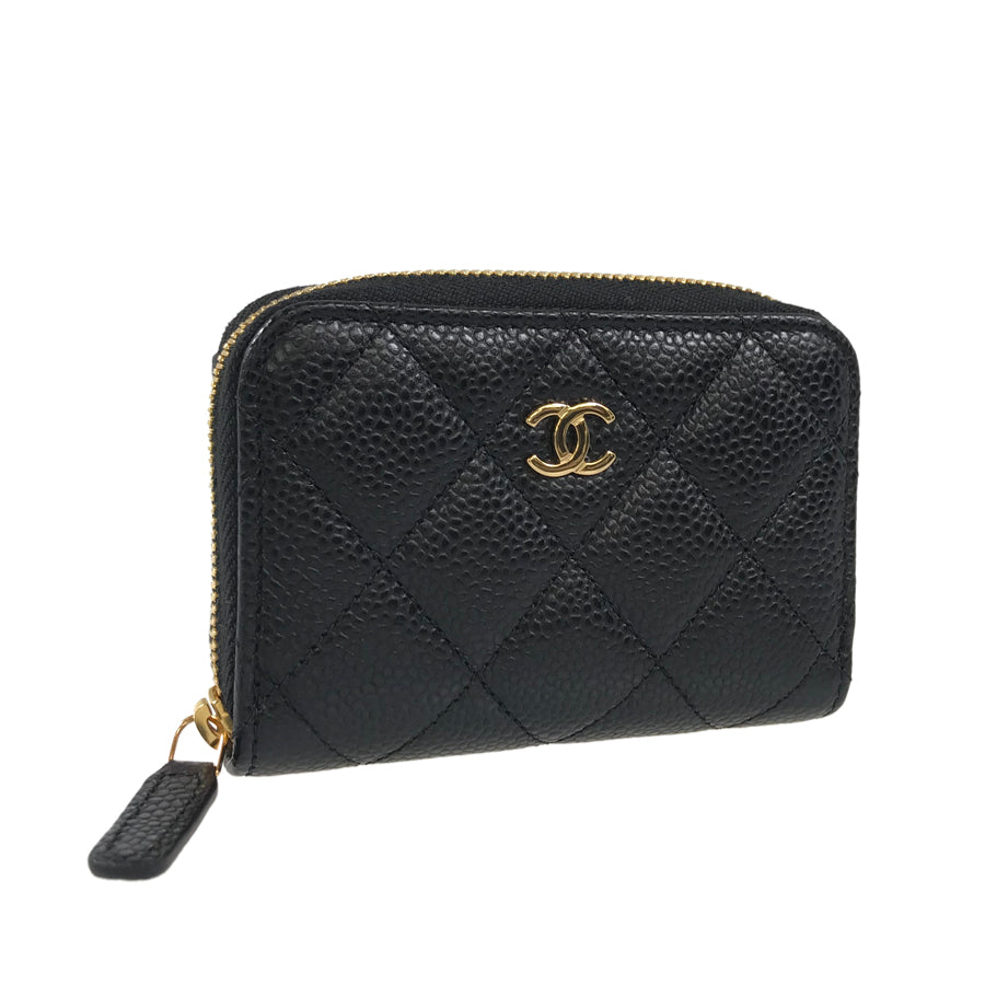 CHANEL Matelasse Classic zip coin purse Coin purse