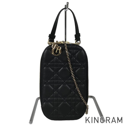 Dior Lady Dior Call-in Phone Holder Shoulder bag