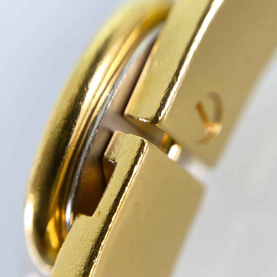 HERMES Mini Click Chaine dAncre Carte Ajoue Bangle