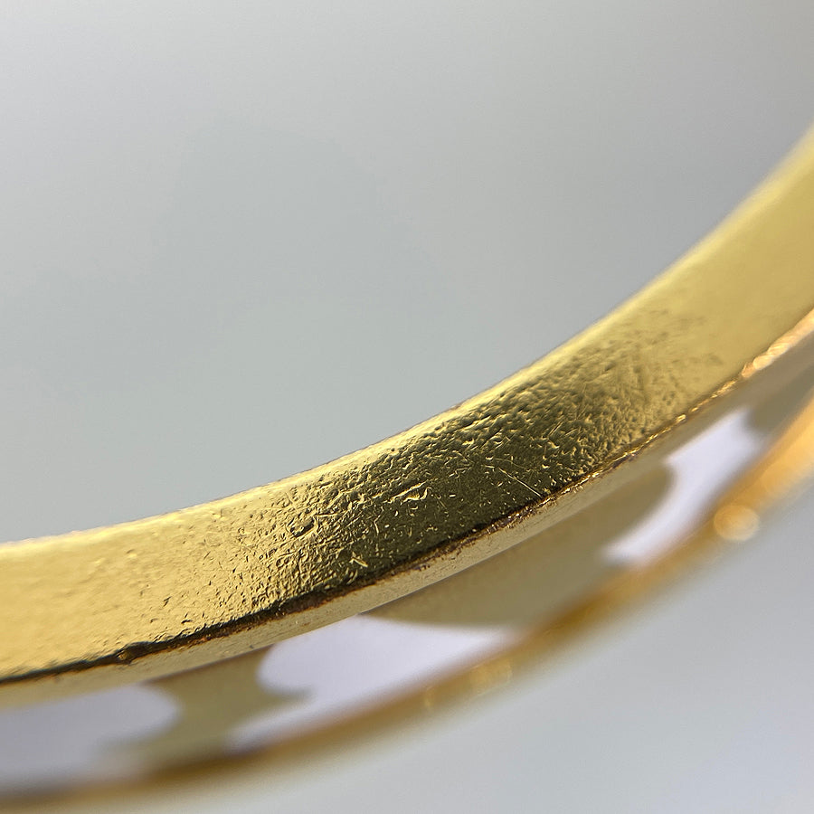 HERMES Mini Click Chaine dAncre Carte Ajoue Bangle