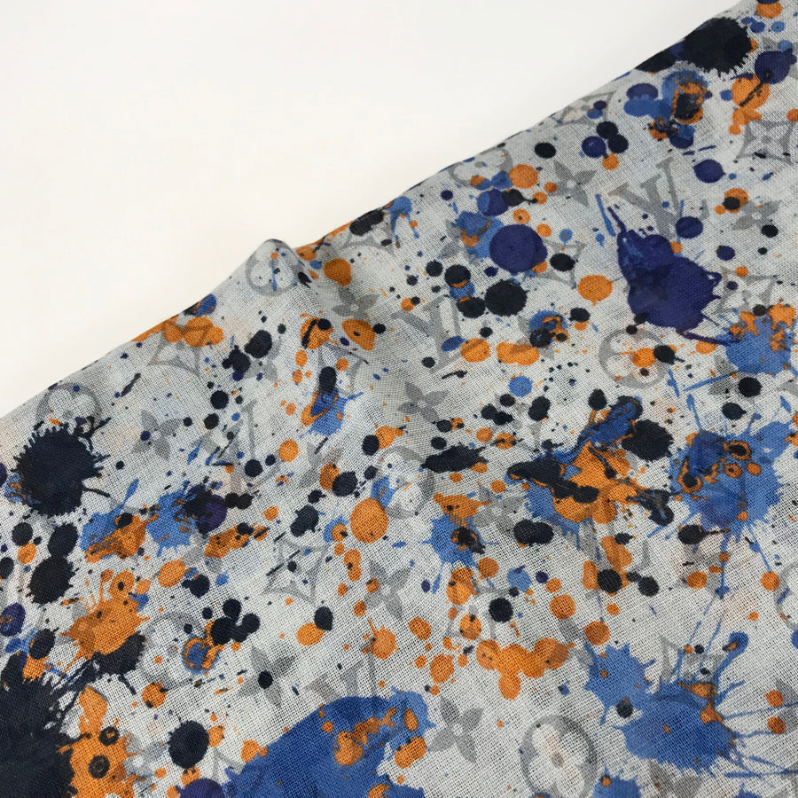 LOUIS VUITTON Ethole Paint Splash M70608 Unisex Stoles