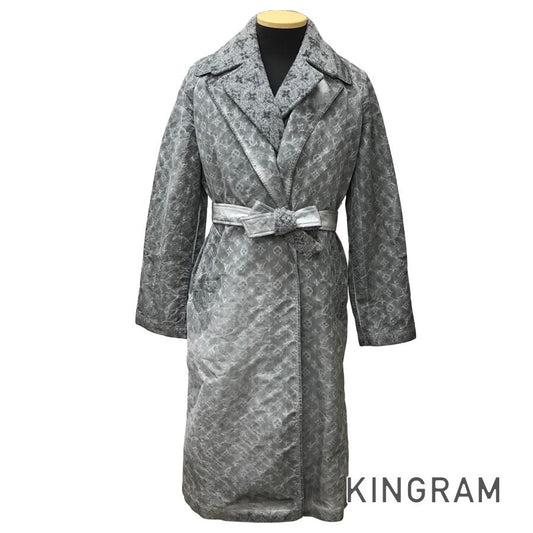 LOUIS VUITTON Monogram RW202W PAY FJOW16 Men's Long coat