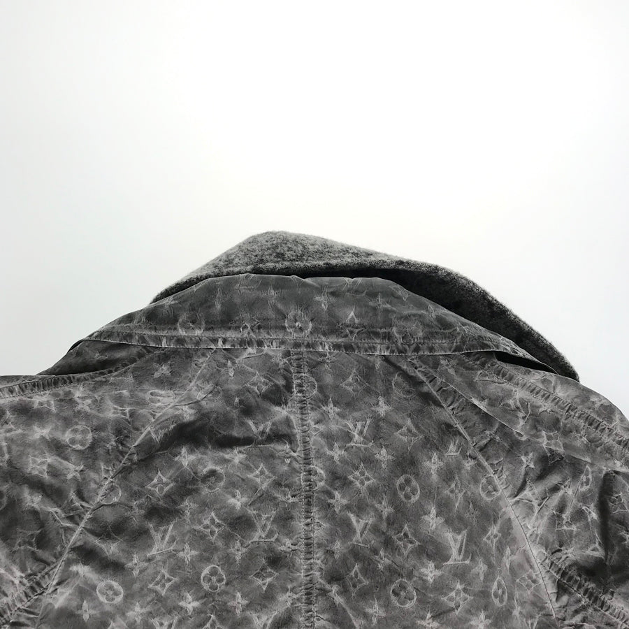 LOUIS VUITTON Monogram RW202W PAY FJOW16 Men's Long coat