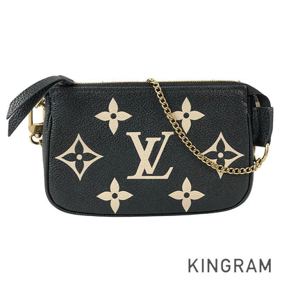 LOUIS VUITTON Monogram Empreinte Mini Pochette Accessoires M80732 Pouch