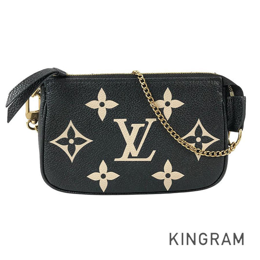 LOUIS VUITTON Monogram Empreinte Mini Pochette Accessoires M80732 Pouch