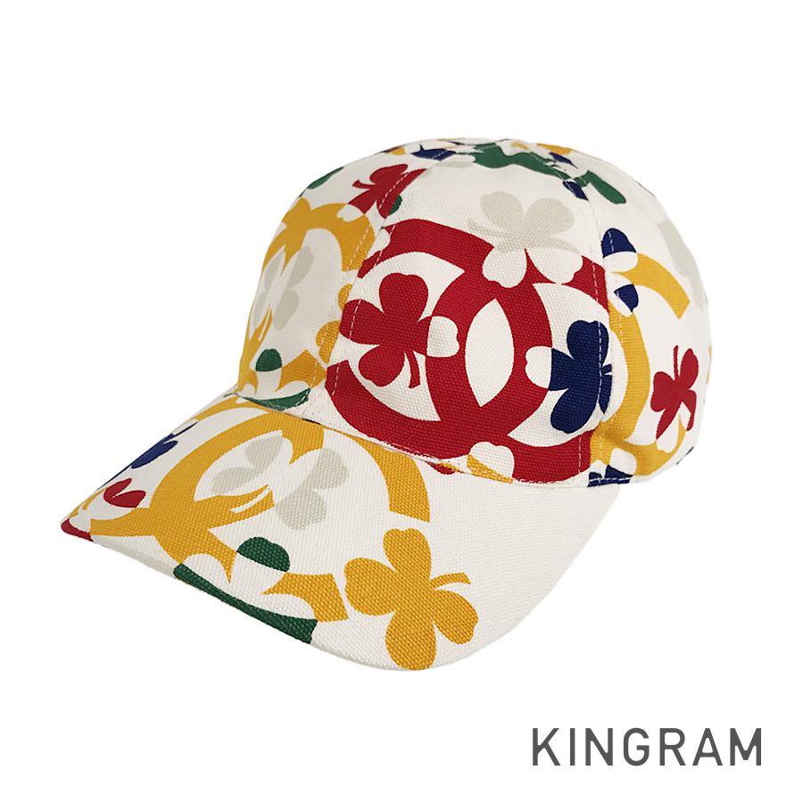 CHANEL Notation size M Clover COCO Mark Women's cap