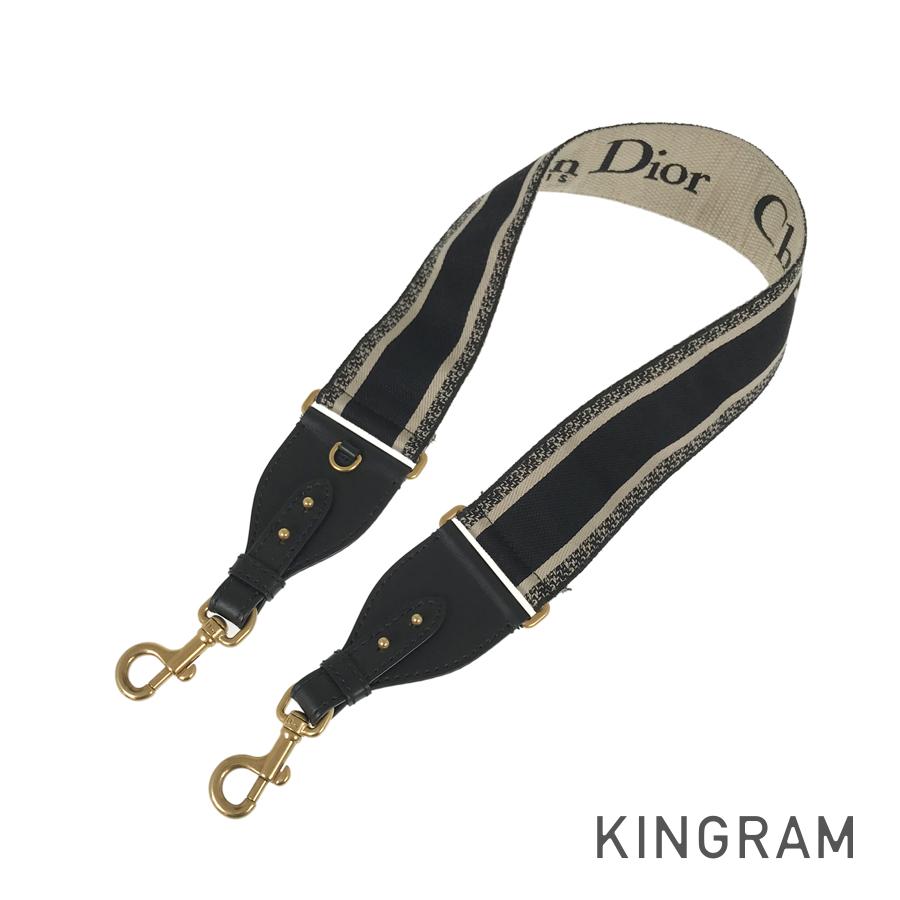 Dior Oblique jacquard embroidery Strap