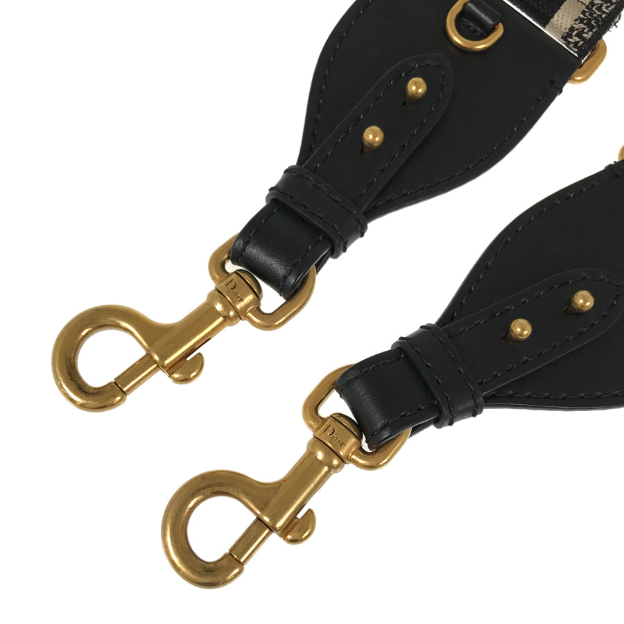 Dior Oblique jacquard embroidery Strap