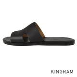 HERMES Izmir H logo flat Men's Sandals